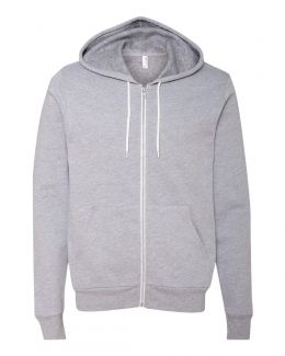 BELLA + CANVAS-Unisex Sponge Fleece Full-Zip Hoodie-3739